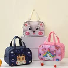 Bolsa térmica grande capacidade 3d saco isolado almoço bolsa térmica de viagem ao ar livre saco