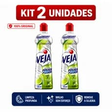 Kit 2 Veja Power Fusion de Limão 500ml