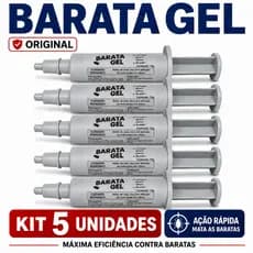 Gel Mata Barata Kit 5 ou 10 Unidades 10g Cada Anti Barata Veneno Para Barata