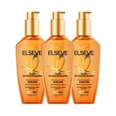 Kit 3 Óleo Capilar Elseve L'Oréal Paris Óleo Extraordinário 100ml - 3 unidades