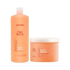 Kit Wella Shampoo + Máscara Invigo Nutri-Enrich
