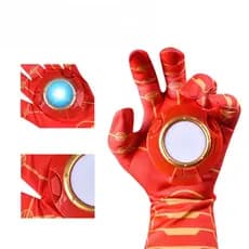 Vingadores De LED Ferro Luva Homem Brinquedos Luz Emissor De Som Figura Kids Halloween Cosplay Props