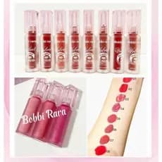 KIT 8 Batom Matte Lip Gloss Velvet Brilho Labial A Prova D'água presente Dia Das Mães Bobbi Rara BO-012