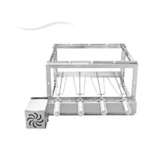Gira Grill Inox De Churrasqueira 4 Espetos