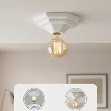 Kit 15 Plafon Decorativo Pirâmide Estilo Contemporâneo Ideal para Sala de Estar e Corredor