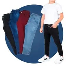Calça Jeans Infantil Juvenil Outono Inverno 02 ao 16