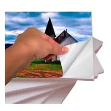 Papel Fotográfico Adesivo 130G Glossy A4 (PAPEL ADESIVO)