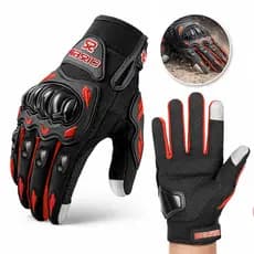 Luva Motociclista Motoboy Antiderrapante Respirável Moto Impacto
