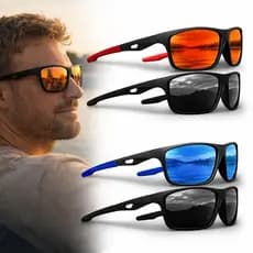 Kit 2 Óculos Polarizado UV400 Esportivo Pesca Ciclismo