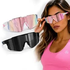 Kit 2 Óculos Esportivo Ciclismo UV400 Beach Tennis Corrida