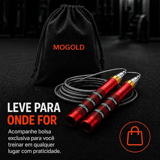 Corda Crossfit Ajustável Profissional De Cabo De Aço