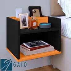 Mesa de Cabeceira Suspensa Madri com Nicho FUNCIONAL e Porta Celular – Quarto Moderno