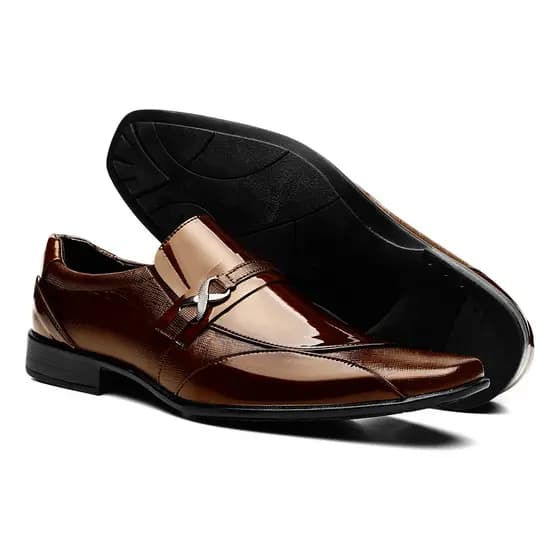 Sapato Social Masculino Confort Casual Clássico + Brindes