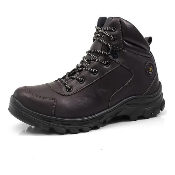 Bota Masculina Adventure Trilha Caminhada Segurança Reforçad