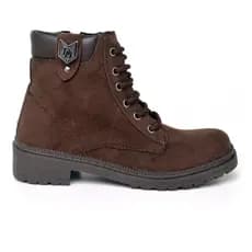 Bota Feminina Country Camurça Botina Conforto Qualidade Moda