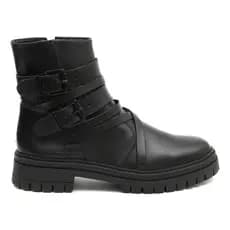 Bota Feminina Couro Legitimo Country Confortável Com Fivela