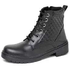 Bota Coturno Feminina Sola Costurada Moda Casual Conforto Dia a Dia FH Vestuários