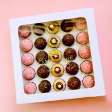Kit 5~20 Caixas 25 Docinhos - Brigadeiro - Confeitaria - OFF