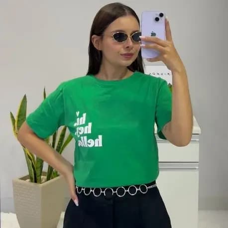 Blusa Femina T Shirt Feminina Camiseta  Feminina Algodão 100% Premium