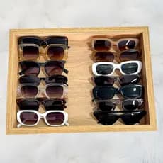Oculos De Sol Feminino Retrô  Vintage Coreano Retro Square UV 400 Blogueira Classico Moderno Tendência Alta Qualidade