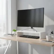 Suporte Base Para Monitor Organizadores Prateleira 100% Mdf Pronta Entrega - Envio imediato