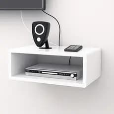 Suporte de Parede em MDF – Para Receptor, Conversor, Controle, Roteador e Mais - Envio imediato