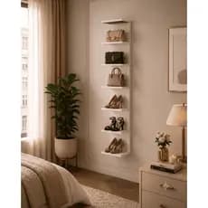 Torre De Prateleira Estante Mdf 170 e 85 Cm Multiuso Para Quarto decoração Estante Multiuso Perfumes