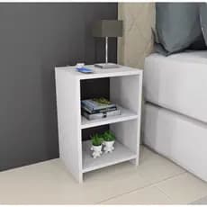 Criado Mudo Mesa de Cabeceira Nicho Moderna 100% MDF para Quarto Dormitório – Envio Imediato