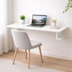 Mesa Escrivaninha Suspensa 80 cm Escritório Notebook Home Office Setup Gamer - Envio Imediato