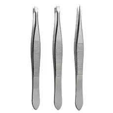 Kit 3 Pinças Para Designer De Sobrancelhas Design Sombrancelhas Pontas Diferentes