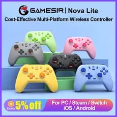 Controle GameSir T4 Nova Lite Sem Fio para PC Switch Android iOS Celular Steam