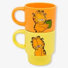 Kit Canecas Garfield Empilháveis 180ml