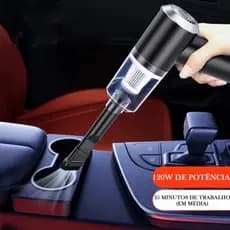 Mini Aspirador De Pó 3 em 1 a Vacuo Usb Portátil Recarregavel. Sucção forte. Limpeza completa com rapidez.