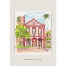 Pintura em Aquarela Paróquia Imaculado Coração de Maria (PUC - SP) - São Paulo | A4