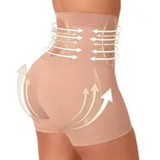 Bermuda Modeladora Anágua Cinta Short Feminino Modelador Alta Compressão Chapa Barriga e Flanco