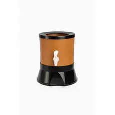 Suporte com cuba de barro para galão de água preto Micromax