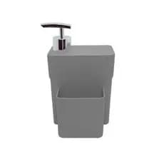 Dispenser de detergente organizador de pia Cinza Escuro