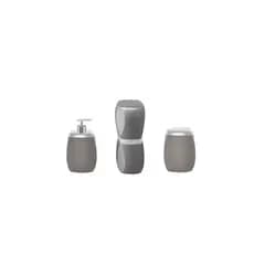 Kit lavabo e banheiro gota cinza