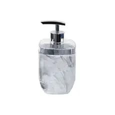 Porta sabonete liquido Max Diamante Branco Carrara
