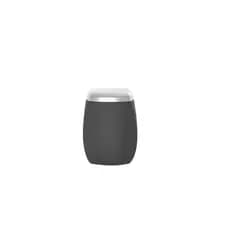 PORTA COTONETES OU ALGODÃO MAX ELEGANCE GOTA PRETO MICROMAX