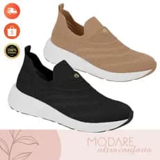 Tênis Modare Ultraconforto Slip-On Ultraleve Flexível Anatomico Ortopedico