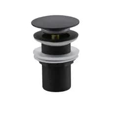 Válvula Click Lavatório Pia Tanque Lavanderia 91617 Preto Fosco