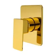 Acabamento Para Registro Chuveiro Monocomando Quadrado Dourado Base Docol Alta Qualidade