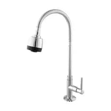 Torneira Para Cozinha Flexível Gourmet Tubo Bancada Mesa Pia 1/4v