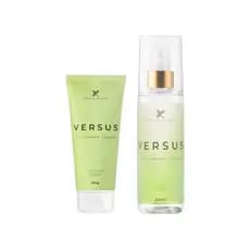 Kit Hidratante Body Splash Versus Pétala Beauty Cítrico Floral Frescor Feminino Sofisticado