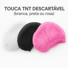 Touca Descartável TNT Pacote 100 Unidades