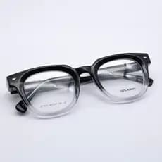 Armação Retro Acetato 7033 Unissex 48-24-140 – 100% Acetato Vintage, Estilo Clássico