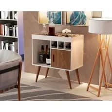 Buffet Compacto com 1 Porta pés palitos– Ideal para Casa Sala de Estar ou Cozinha Moderna Gk Moveis