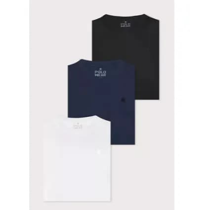 Kit 2 Camisetas Infantil Manga Curta em 100% Algodão +  2 BRINDES