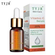 TYJR Soro De Vitamina C 20 % Com Ácido Hialurônico Hidratante Anti-Rugas Envelhecimento 10 ml